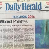 Daily Herald 2016 Mixed Palettes 3 person Show