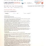Lake County Journal-Adler Center