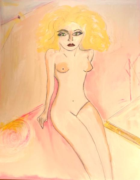 Nude Female Pop Art