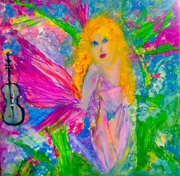 Fairy yearns for her violin